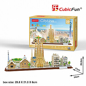 CUBICFUN 3D puzle „Barselona“