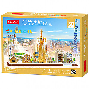 CUBICFUN 3D puzle „Barselona“
