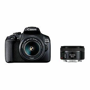 Canon EOS 2000D + EF-S 18-55 IS + 50/1,8 STM