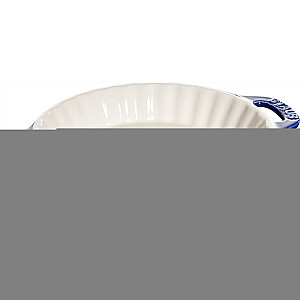 Staub Круглая керамическая тарелка для торта - 1,2 л, синяя