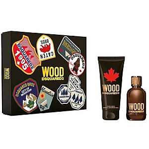 SET DSQUARED2 Wood Pour Homme EDT aerosols 100 ml + DUŠAS GELS 150 ml