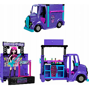 Mattel Monster High Koncertowy Food Truck + Lalka Zestaw (HXH83)