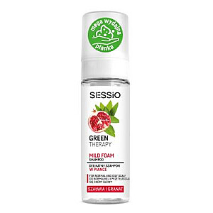 SESSIO Green Therapy šampūns-maigas putas salvijas un granātābolu 175g