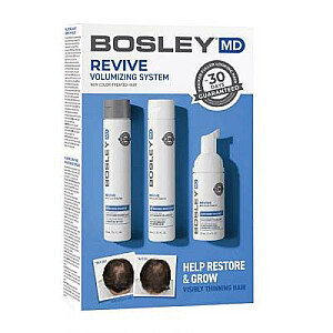 BOSLEY MD SET Non-Color Revive шампунь для волос 150мл + кондиционер 150мл + мусс для волос 100мл