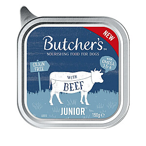 BUTCHER&#39;S Original Junior Mega Pack Mix Паштет - влажный корм для собак - 4 x 150 г