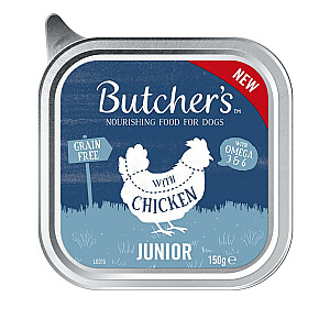 BUTCHER&#39;S Original Junior Mega Pack Mix Паштет - влажный корм для собак - 4 x 150 г