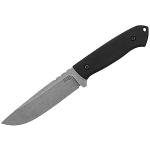 Нож ZA-PAS Ultra Outdoor Stonewash G10, черный