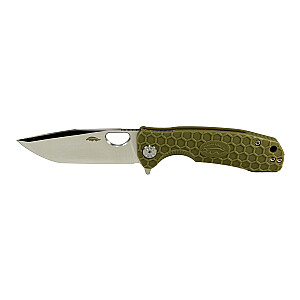 Нож-флиппер Honey Badger Tanto, большой, зеленый