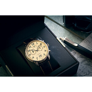 Pulkstenis Zeppelin 7684-5 Rokas pulkstenis vīriešu kvarca sudraba krāsā