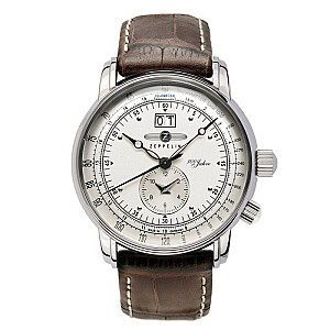 Pulkstenis Zeppelin 7640-1 rokas pulkstenis vīriešu kvarca sudraba krāsā