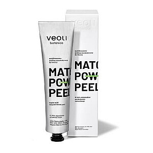 VEOLI BOTANICA Focus Matcha Power Peel kelių rūgščių fermentinis pilingas veidui 75 ml