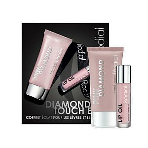 RODIAL SET Diamond Touch Edit Lip Oil lūpu eļļa 4 ml + barojošs roku krēms Pink Diamond Hand Cream 50 ml