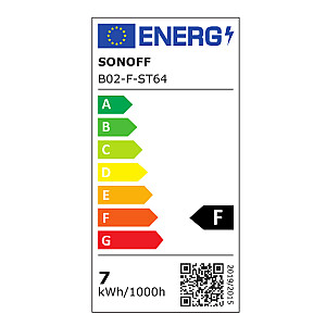 Умная светодиодная лампа Sonoff B02-F-ST64 White