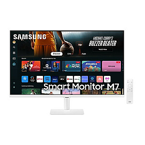 Monitor 32 cale SMART M70D VA 3840x2160 UHD 16:9 2xHDMI 3xUSB 2.0 1xUSB-C (65W) 4ms 60Hz WiFi/BT głośniki płaski biały 2Yd2d