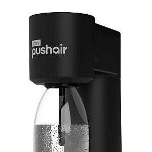 PUSHAIR sifons Dafi melns + CO2 kārtridžs + pudele 0.7