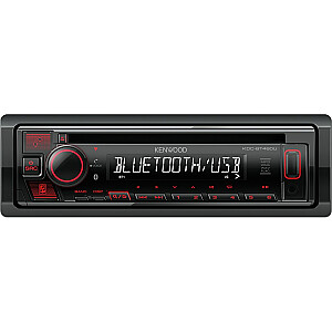 Автомобильный медиа-ресивер Kenwood KDC-BT460U Черный 200 Вт Bluetooth
