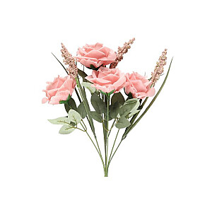Букет искусственных растений 4Living Rose розовый 38см 628170
