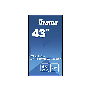 ПРЕДМЕТ B-КЛАССА! БГРАДЕЙТЕМ! Iiyama Digital Signage ProLite LH4370UHB-B1 LH4370UHBB1 (LH4370UHB-B1)