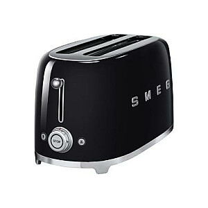 Тостер SMEG (TSF02BLEU) черный Шварц