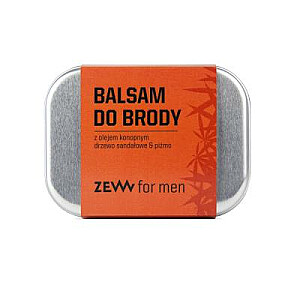 ZEW FOR MEN Бальзам для бороды содержит конопляное масло, сандал и мускус 80мл