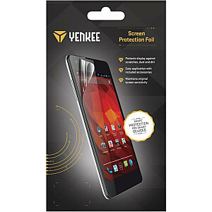Yenkee защитная плёнка до 5.5" Crystal clear + Anti-fingerprint