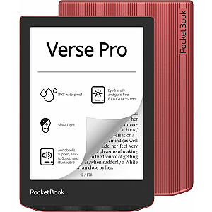 Reader PocketBook Verse Pro sarkans (PB634-3-WW)