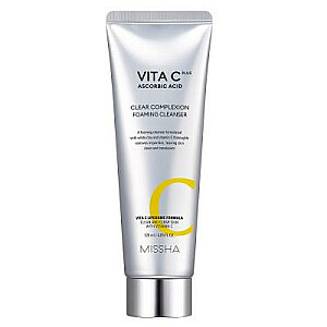 MISSHA Vita C Plus Clear Complexion Foaming Cleanser sejas tīrīšanas putas ar C vitamīnu 120ml