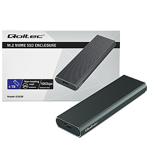 Корпус SSD-накопителя M.2 | НВМе | PCIe | USB3.1 | 10 Гбит/с | 4 ТБ | Графит 