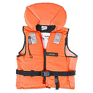 Glābšanas veste 54x40x1.5cm 70-90 kg oranža 313451