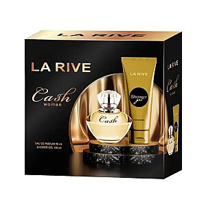 SET LA RIVE Cash For Woman EDP purškiklis 90 ml + DUŠO ŽELIS 100 ml