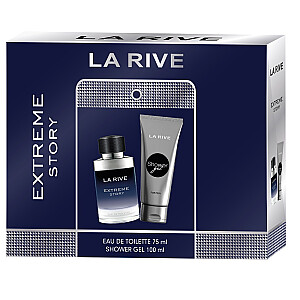 SET LA RIVE Extreme Story EDT aerosols 75 ml + DUŠAS ŽELS 100 ml