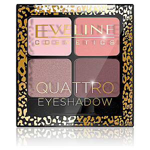 EVELINE Quattro Eyeshadow četrkāršas acu ēnas 12 5,2 g