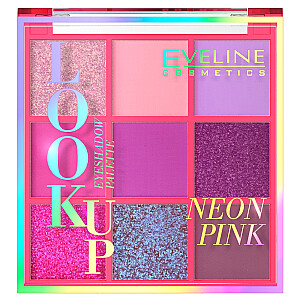 EVELINE Look Up Neon Pink 9 acu ēnu palete 10,8 g