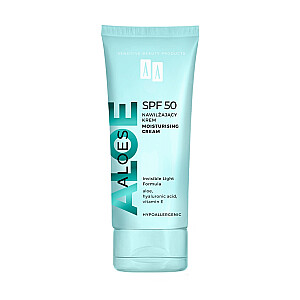 AA Aloe drėkinamasis veido kremas SPF50 40ml