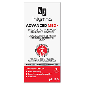 AA Intymna Advanced Med specializēta emulsija intīmai higiēnai 300ml