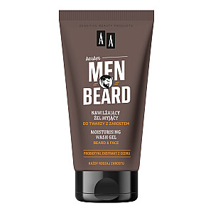 AA Men Beard mitrinošs sejas tīrīšanas gēls bārdai 150ml