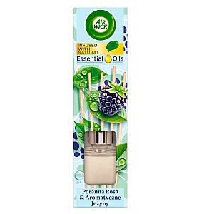 AIR WICK eteriniai aliejai su &quot;Ryto rasos&quot; ir &quot;Aromatic Blackberry&quot; aromatu lazdelėmis, 40ml