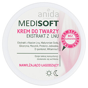 ANIDA Medisoft drėkinamasis ir raminantis veido kremas 100ml