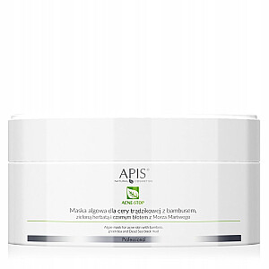 APIS Acne-Stop Algae Mask маска из водорослей для кожи с акне с бамбуком и зеленым чаем 100г