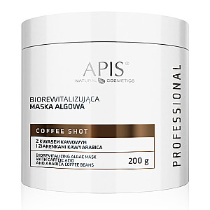 APIS Coffee Shot biorevitalizējoša aļģu maska 200g