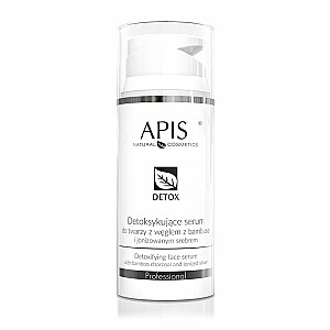 APIS Detox Serum детоксицирующая сыворотка для лица с бамбуковым углем и ионизированным серебром 100мл