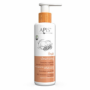 APIS Fruit Cleansing augļu jogurts grima noņemšanai un sejas mazgāšanai visiem ādas tipiem 150ml