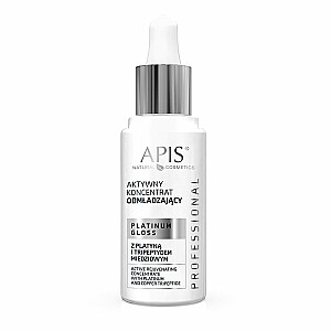 APIS Platinum Gloss aktīvs atjaunojošs koncentrāts ar platīna un vara tripeptīdiem 30ml