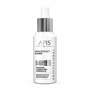 APIS Platinum Gloss jauninantis eliksyras su platinos ir vario tripeptidais 30ml