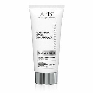 APIS Platinum Gloss platīna atjaunojoša maska ar vara tripeptīdu un niacinamīdu 200ml