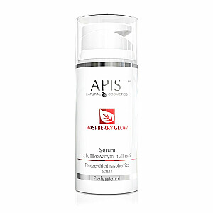 APIS Raspberry Glow Serum serums ar liofilizētām avenēm 100ml