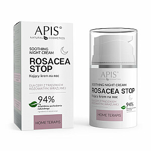 APIS Rosacea-Stop Soothing Night Cream nomierinošs nakts krēms rosacejas un jutīgai ādai 50ml
