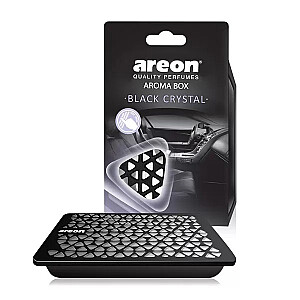 Auto gaisa atsvaidzinātājs AREON Aroma Box zem sēdekļa Black Crystal