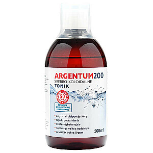 Sejas toniks AURA HERBALS Argentum 200 50 mg/l Koloidālais sudrabs 500 ml