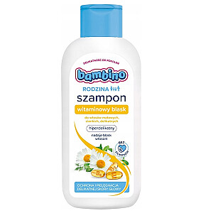 BAMBINO Ģimenes vitamīnu šampūns spīdumam blāviem un smalkiem matiem 400ml